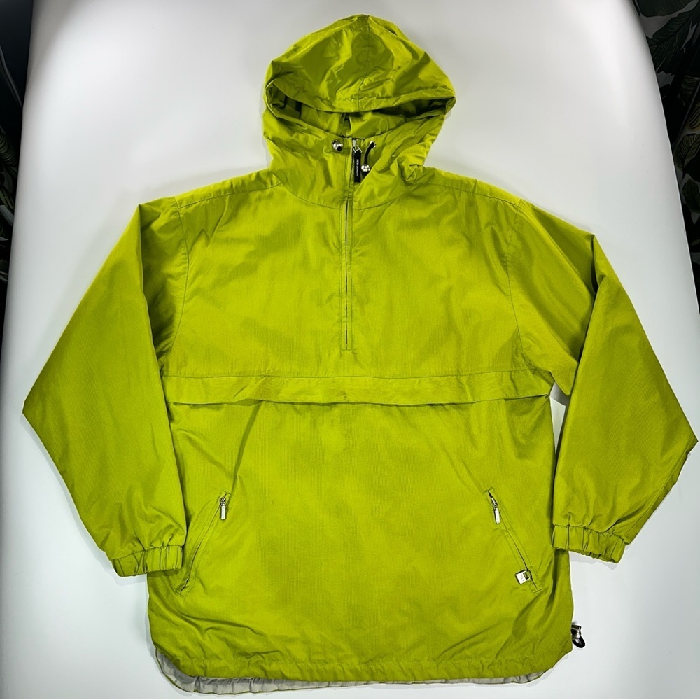 Nils Anorak Pullover Utility Nylon Hooded Jacket Green Size 14 - Picture 2 of 15